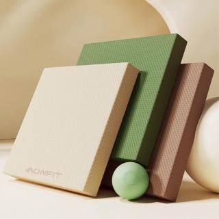 【QMVF】加厚健身體感平衡墊 50*40CM 厚度6CM 高彈止滑運動支撐軟墊 超慢跑墊 緩衝平衡墊 居家核心訓練跪墊