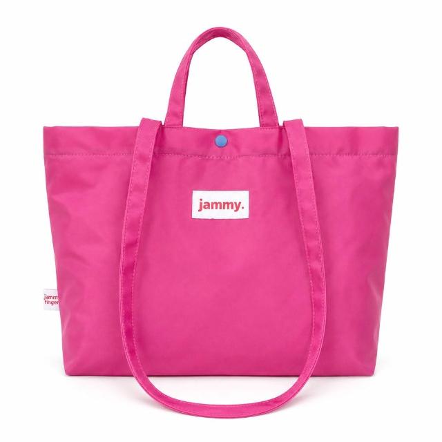 【jammyfinger】LON-T韓國製托特色票包 韓國製尼龍托特包 2WAY手提肩背包 水壺隔層手提肩背通勤包