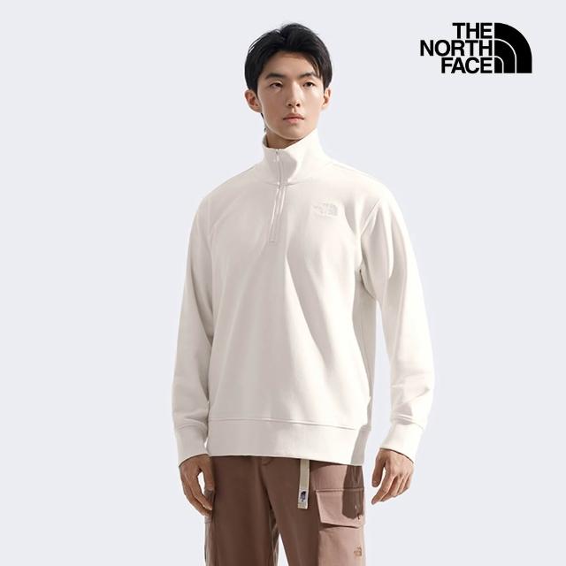 【The North Face】男女款LOGO印花長袖帽T/大學T (多色可選)