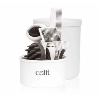 【CATIT】嘿卡堤 短毛貓護理套裝(美容工具/貓梳子/梳毛梳/寵物美容)
