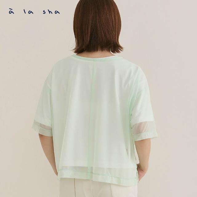 【a la sha】miao印花兩件式造型上衣