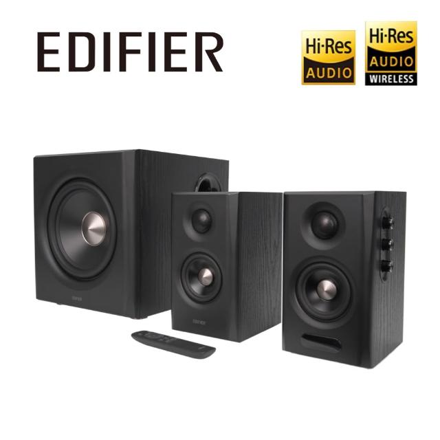 【EDIFIER】S355DB 2.1聲道重低音喇叭（5.8GHz 無線低延遲重低音｜Hi-Res 音質雙認證｜家庭劇院｜專屬APP）