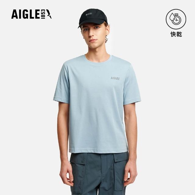 【AIGLE】快乾短袖T恤｜AG-6P003 (男上衣 女上衣 T恤 短袖T恤 快乾 吸濕排汗)