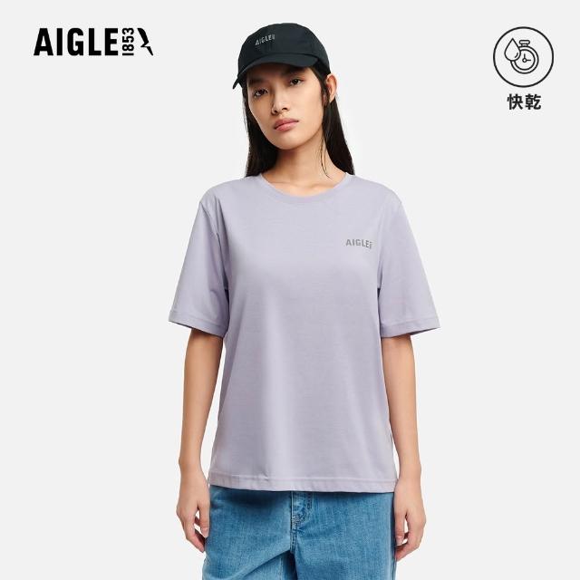 【AIGLE】快乾短袖T恤｜AG-6P003 (男上衣 女上衣 T恤 短袖T恤 快乾 吸濕排汗)