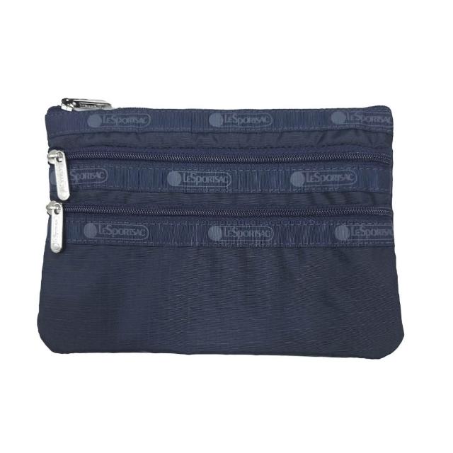 【Lesportsac】2026秋季新品 3-Zip Cosmetic 三層拉鍊化妝包(7158)