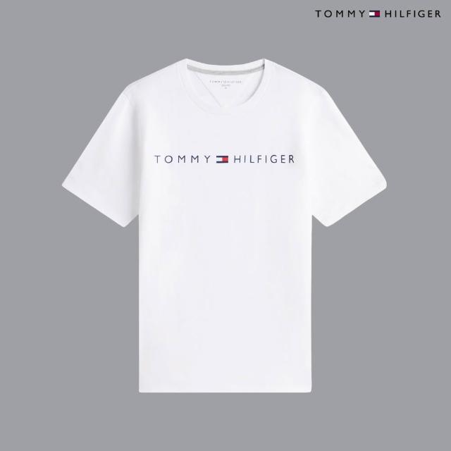 【TOMMY HILFIGER】官方旗艦館 品牌LOGO男女T恤 短T 純棉 短袖 素T
