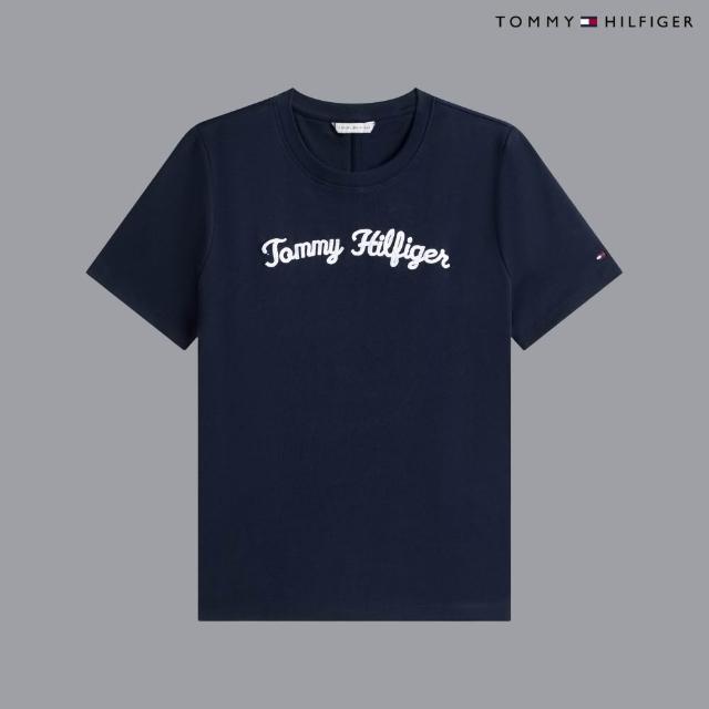【TOMMY HILFIGER】官方旗艦館 品牌LOGO男女T恤 短T 純棉 短袖 素T