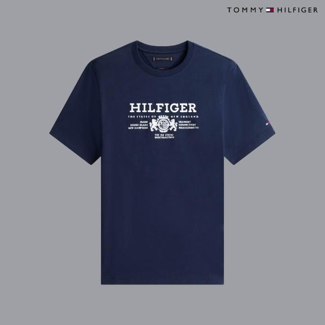 【TOMMY HILFIGER】官方旗艦館 品牌LOGO男女T恤 短T 純棉 短袖 素T