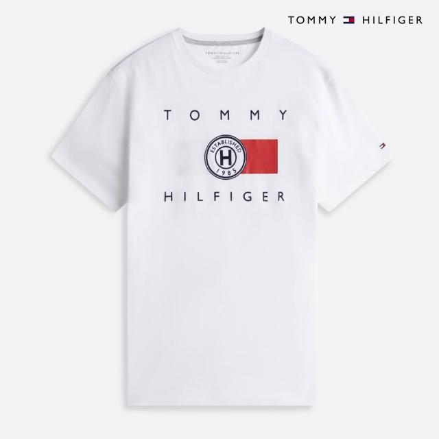 【TOMMY HILFIGER】官方旗艦館 品牌LOGO男女T恤 短T 純棉 短袖 素T