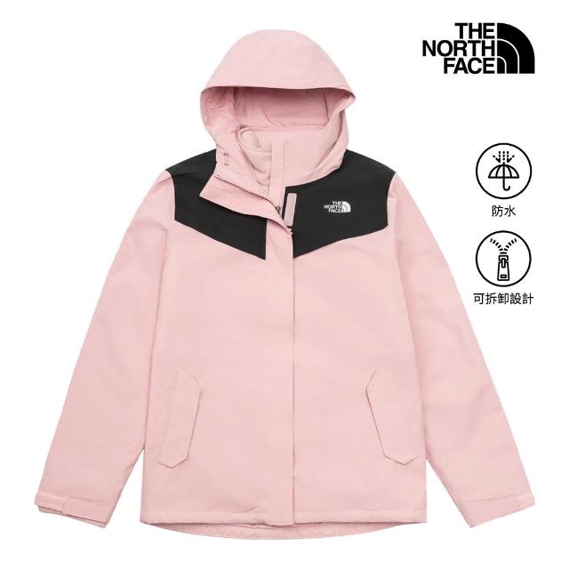 【The North Face】線上獨家款｜男女款防水抓絨內裡DRYVENT三合一外套 (多款任選)