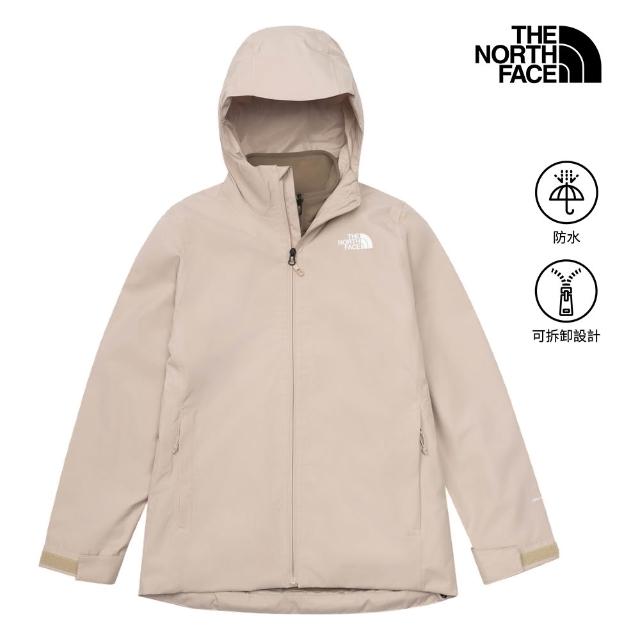 【The North Face】線上獨家款｜男女款防水抓絨內裡DRYVENT三合一外套 (多款任選)