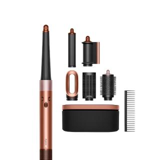 【dyson 戴森】HS08 Airwrap i.d.™ 藍牙多功能造型器/吹風機/捲髮器/捲髮棒(琥珀香檳)