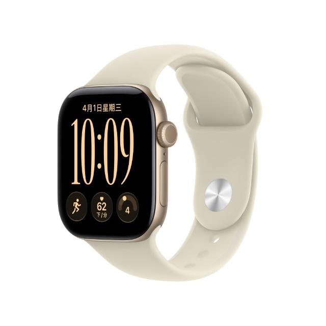 犀牛盾編織錶帶組【Apple】Apple Watch Series 12 GPS 46mm (鋁金屬錶殼搭配運動型錶帶)