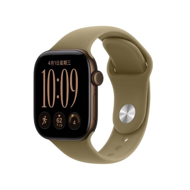 犀牛盾編織錶帶組【Apple】Apple Watch Series 12 GPS 46mm (鋁金屬錶殼搭配運動型錶帶)