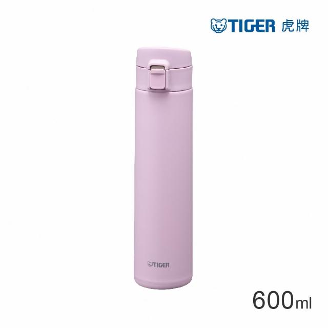 【TIGER 虎牌】買1送1雙層不鏽鋼保溫瓶600ml(MKA-T060彈蓋真空/保溫保冰/mo獨家)
