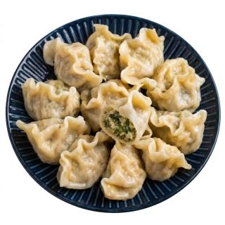 【Duan Chun Zhen 段純貞】MOMO獨家 霸王手工香菜豬肉水餃 3包組 約75顆 (700gx3包)