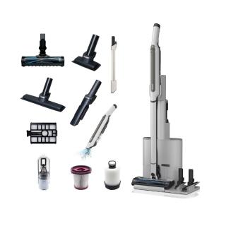 【Shark】限量S+級福利品CS150 EVOPOWER Std+自動集塵無線吸塵器(輕量 抗纏結 HEPA濾網 寵物毛 車用 手持)