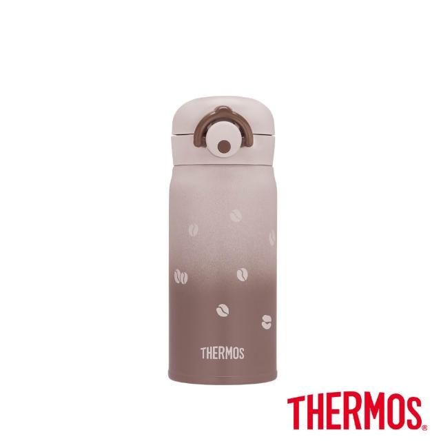 【THERMOS 膳魔師】不鏽鋼輕巧變真空保溫杯350ml(JNR-351)(轉)
