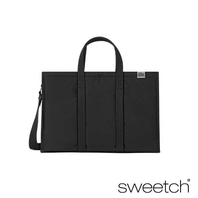 【sweetch】CITY環保尼龍經典輕量兩用托特包-中-多色(uniarts/韓版porter/肩背包)