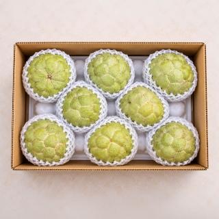 【GOZUII 果姬】台東坡地大目釋迦約6公斤x1盒(6-8顆_尊榮巨果)單顆750公克以上