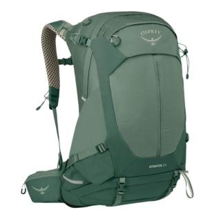 【Osprey】雙11 Stratos 34 透氣網架健行登山背包 男款 松葉綠 | 登山背包 健行背包 運動背包