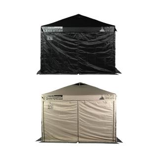 【Camping Ace】野樂 黑森戰術大壩客廳帳 本體+4片圍布(2封閉+2拉鍊) 客廳帳篷 3x3米 三段高度