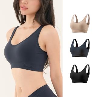 【MarCella 瑪榭】3件組-MIT膠原蛋白-零著感無縫內衣-大U美背(內衣/女內衣/無鋼圈內衣/台灣製)
