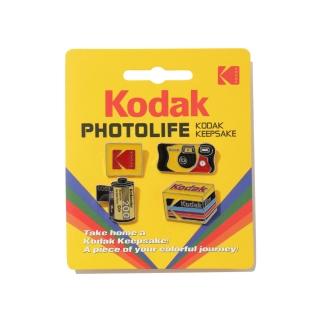 【KODAK Apparel】官方旗艦館 柯達 中性 徽章 / Color-Plus經典膠捲檔案金屬徽章組 / KB635020MUL