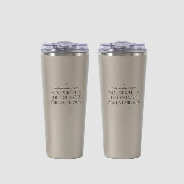 【Oolab 良杯製所】2入組 不鏽鋼鈦陶瓷易潔層隨行杯710ml(不含吸管/鈦塗層/保溫杯/多功能杯蓋/防漏)